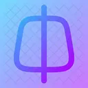 Trapezoid Line Vertical Trapezoid Line Vertical Line Vertical Icon