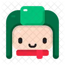 Winter Christmas Character Icon