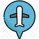 Traqueur Voyage Avion Icon