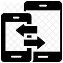 Trasferimento Di Cellulari Condivisione Di Dati Trasferimento Di Dati Icon