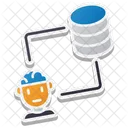 Trasferimento Dati Archiviazione Dati Database Icon