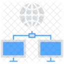 Trasferimento Dati Connettivita Connessione Al Computer Icon