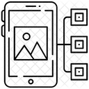 Trasferimento Dati Distribuzione Dati Canale Di Distribuzione Icon