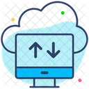 Trasferimento dati nel cloud  Icon