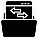 Trasferimento File Trasferimento Dati Trasferimento Cartelle Icon