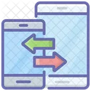 Trasferimento Mobile Condivisione Dati Trasferimento Dati Icon