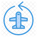 Trasferimento Aereo Aereo Icon