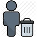 Trash Garbage Bin Icon