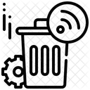 쓰레기 폐기물 관리 아이콘