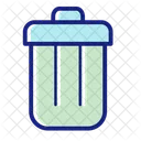 Trash Can Bin Recycle Icon
