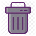 Trash Garbage Bin Icon