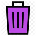 Trash Bin Can Icon