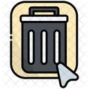 Trash Button Click Icon