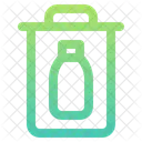 Trash Bin Bottle Icon