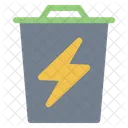 Trash Energy Recycling Icon