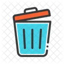 Trash Cleaning Recycling Icon