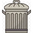 Trash Can Steel Icon