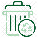 Trash Bin Recycling Waste Management Icon