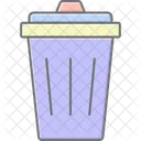 Trash Bin Apron Cook Icon