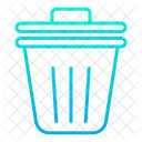 Trash Bin Dustbin Wastage Icon