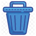Trash Bin Basket Can Garbage Tools Utensils Icon