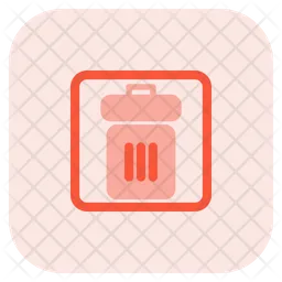 Trash Bin  Icon