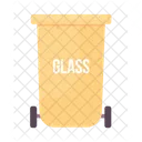 Trash bin for glass  Icon