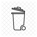 Trash Bin Dustbin Trash Can Icon