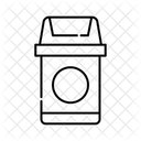 Dashed Line In Black Color Icon