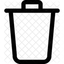 Trash Bin Dustbin Remove Icon