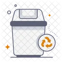 Trash bin  Icône