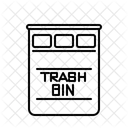 Trash bin  Icon