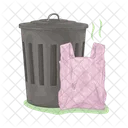 Garbage Trash Plastic Icon