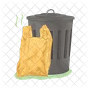 Garbage Trash Plastic Icon