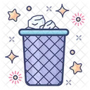 Trash Bucket Garbage Container Trash Can Icon