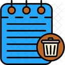 Trash Can Bin Document Icon