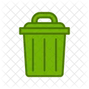 Trash Can Dustbin Cleaning Icon