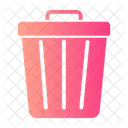 Trash Can Plastic Container Icon