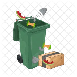 Trash can full  Icon