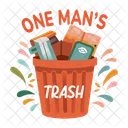 Trash Can Garbage Secondhand Icon