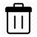Trash Can Waste Declutter Icon