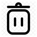Trash Can Trash Bin Dustbin Icon