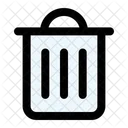 Trash Can Bin Delete Icon