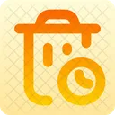 Trash Clock Icon