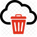 Trash Cloud Cloud Trash Delete Symbol