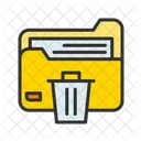 Trash Document  Icon