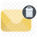 Trash Mail Email Icon