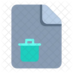 Trash file  Icon