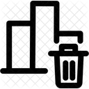 Graphique De Dechets Dechets Graphique Icône