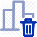 Trash Graph Trash Graph Icon